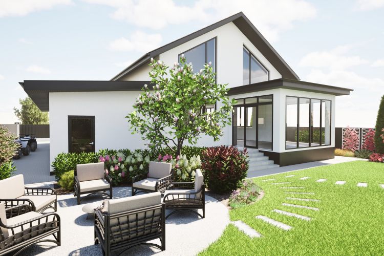 Ландшафтный проект частного дома